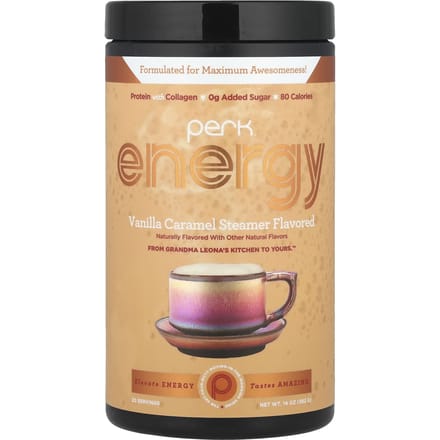 Perk Energy, Vanilla Caramel Steamer, 14 oz (392 g) beige