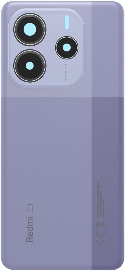 Xiaomi, Vervangende Batterijklep voor Redmi Note 14 5G Service Pack, Paars