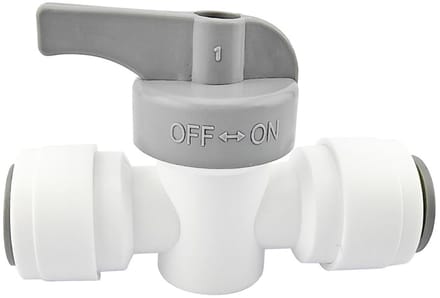 Dailygoody - 3/8" Quick Connect Balklep voor RO Waterfilter - Inline Afsluitklep