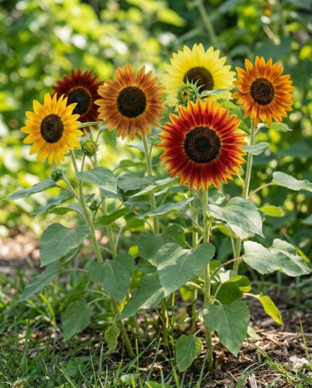 3 sets - Zonnebloem Zaden Ornamentale Multicolor Helianthus Annuus Eenjarig