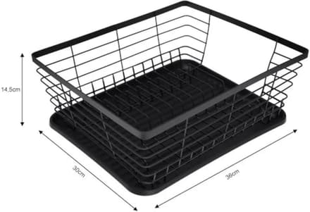 Afwasrek 36 x 30 cm - Compacter Droogrek met Poedercoating