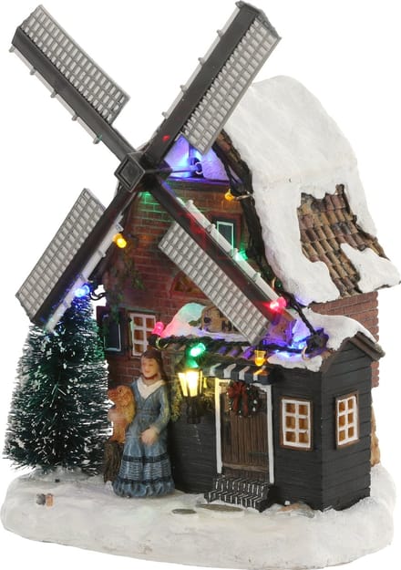 Luville  -  The mill house battery operated - Kersthuisjes & Kerstdorpen