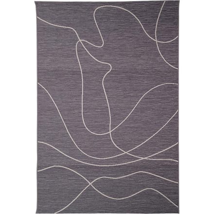Living Vloerkleed 135 cm x 190 cm Kunto Grijs