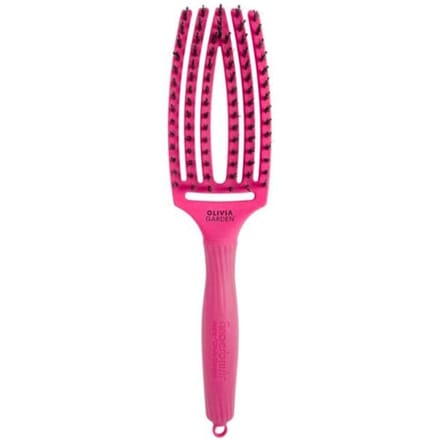 Olivia Garden Fingerbrush Care Iconic Boar&Nylon Hot Pink Medium