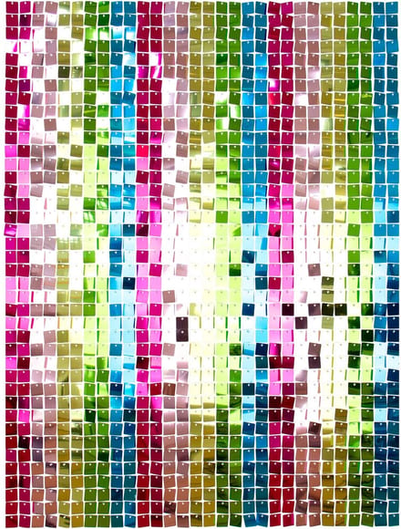 FOLAT BV - 12 Achtergrondpanelen multicolor 30 x 30 cm