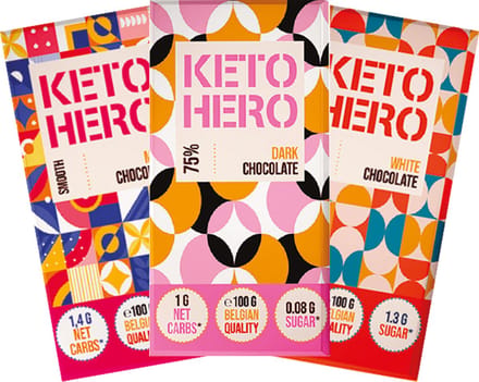 KETO LOCA | Mix Keto Chocolade | Voordeelpakket | 3 x 100g