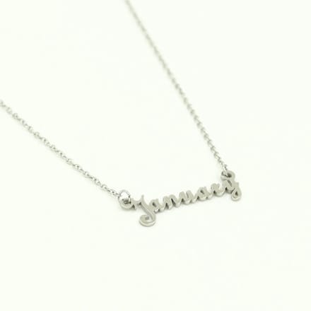 Ketting-maand januari zilver