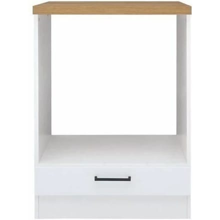 Junona Low Furniture Vier 60 cm - Werkplan - Briljant wit
