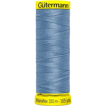 Gütermann Maraflex, No. 120, voor zeer elastische naden - 143 Middelblauw