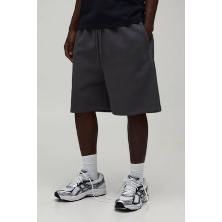 Essential Baggy Fit Middellange Short | Grey | Size Small