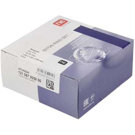 Zuigerveer onderdelen set NE 121087005800