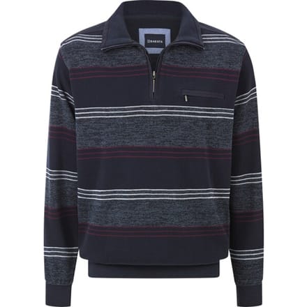 Babista herren Sweatshirt - 60/62 - blauw - Plus Size
