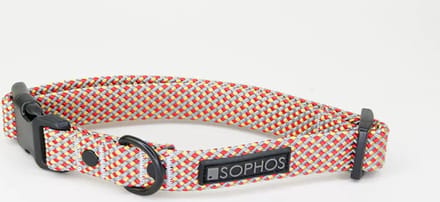 Halsband, reflecterend, touw geweven, multicolor | Sophos Lifestyle | Medium