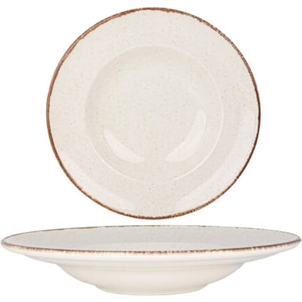 Rinart Pastabord - Brunilda - Porselein - 27 cm (400cc) - set van 2