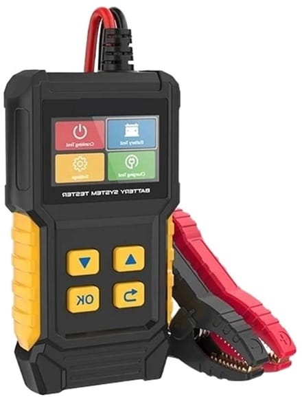 Autobatterij Tester - Accu Analyzer - Voertuigonderhoud - Meertalig Display - 8-20V - Zwart