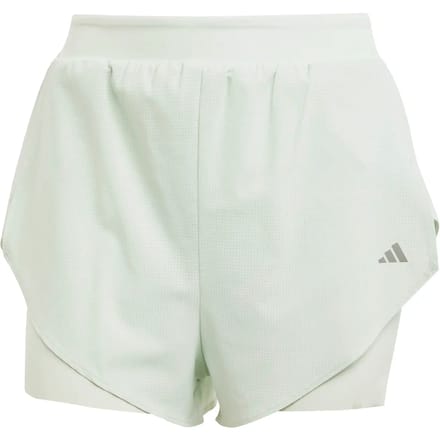 Adidas Designed For Training Heat.rdy Hiit 2in1 Korte Broek Wit L Vrouw