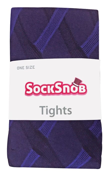 Sock Snob Dames80 denier ondoorzichtig patroon panty's - Kabelpaars