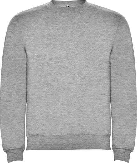 Licht Grijze unisex OEKO TEX sweater Classica merk Roly maat 2XL