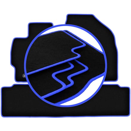CARLUX-BLUE automatten voor: Toyota Corolla E14 / E15 stationwagen, sedan (2007-2012)