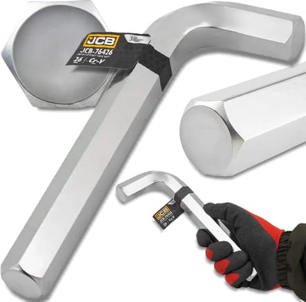 JCB Serie - Zeskantige Inbussleutel - 26 mm - CrV - L-vorm