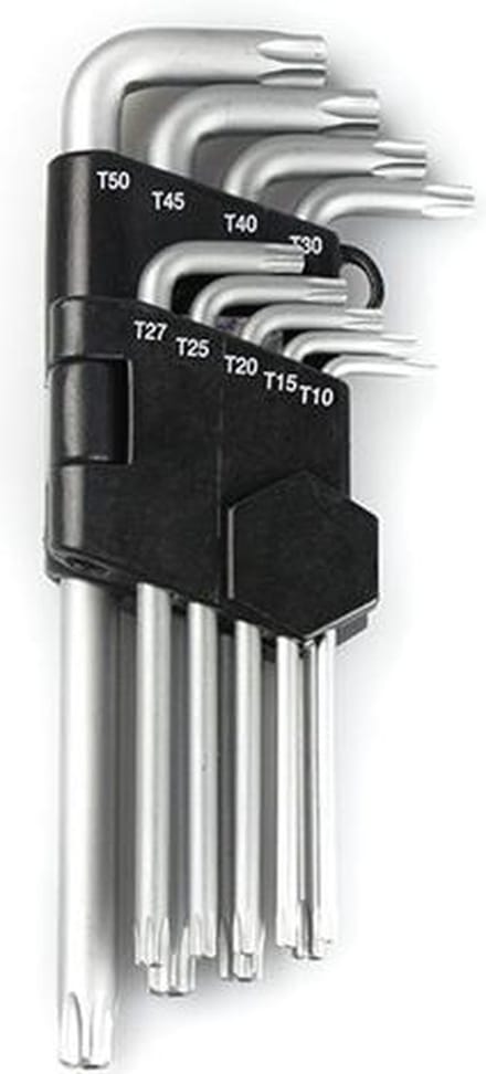 Ivana Inbussleutel - Set 9-Delig - Torx Clip