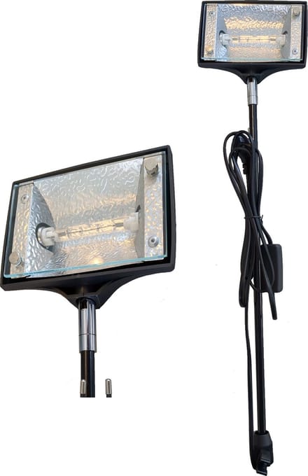 Brulo - spotlight - halogeen lamp - 1 stuk - presentatie wand - pop-up tower