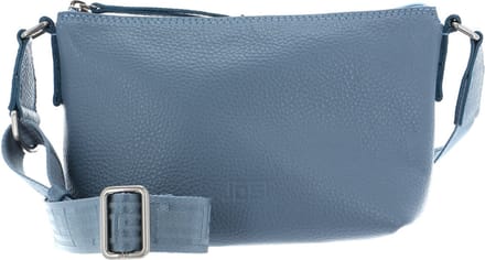JOST Leren Schoudertas Vika Crossbody Bag Sky Blauwgrijs