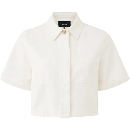 Korte katoenen blouse dames Mexx