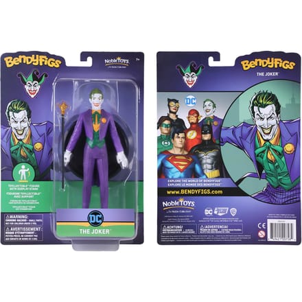 Noble Collection DC Universe Joker BendyFig 7.5 Inch Action Figure