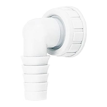 DALLMER hoekslangtule voor HL 400/405/406, wit, 1", 090348
