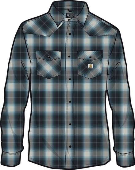 Carhartt Snap-Front geruit overhemd 107016