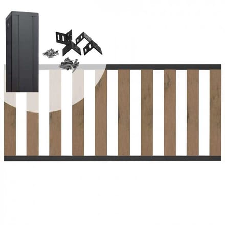 HomingXL Thur - Boxspring - Zwart - 140 x 200 cm