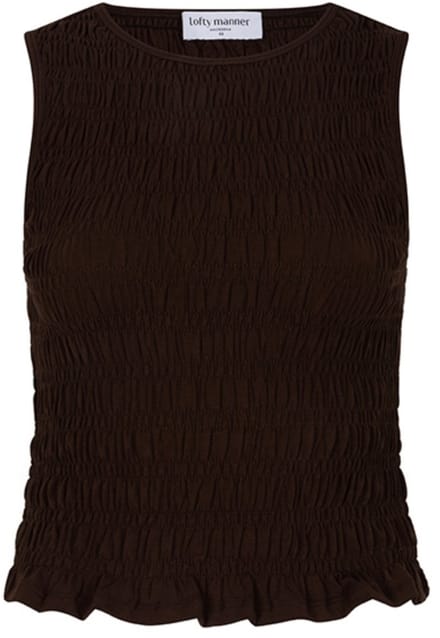 Lofty Manner Top Top Jacky Rf05 1 Brown Dames Maat - S