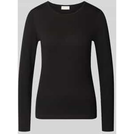 Shirt met lange mouwen van mix van viscose en elastaan model 'Liana'