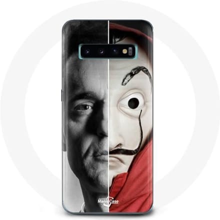 Case voor Samsung Galaxy s10 plus Berlin La casa de papel Berlin Mask Split