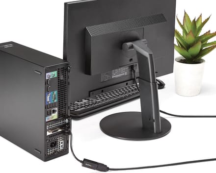 StarTech DisplayPort naar HDMI 1.4 Adapter – 4K 30Hz - 0,1 meter - Zwart