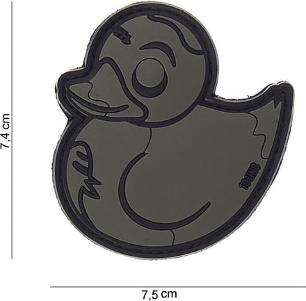 101 Inc Embleem 3D Pvc Zombie Duck Grijs  10042