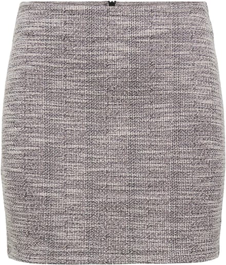 Jacqueline de Yong Rok Jdylissy Mini Skirt Jrs 15363194 Cloud Dancer/pastel Multi Dames Maat - L