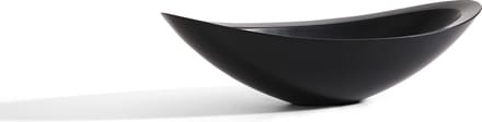 Mawialux opzet waskom - Solid surface - 58x33 cm - Mat zwart - Bruce