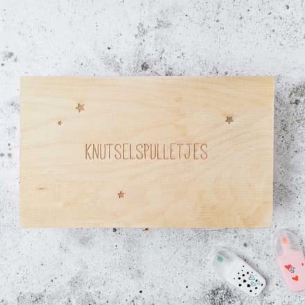 Knutseldoos - sterretjes - knutselspulletjes bewaren - Fien & Feau