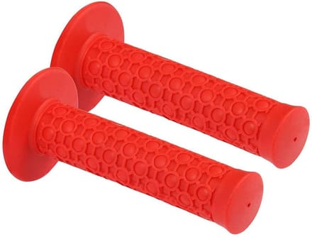 Stuurhandgrepen - Fietsgrepen - Fietsen - Verpakking van 2 - Standaard maat - Rood