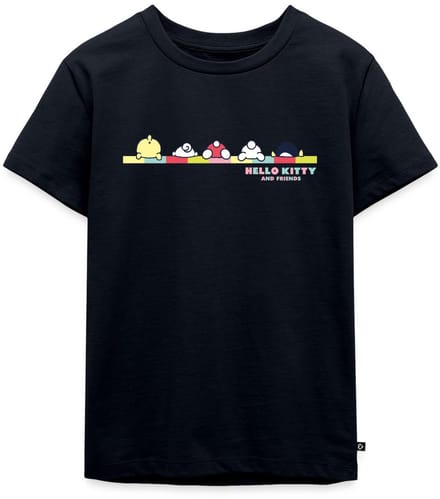 Hello Kitty En Vrienden Achterste Premium T Shirt Kinderen