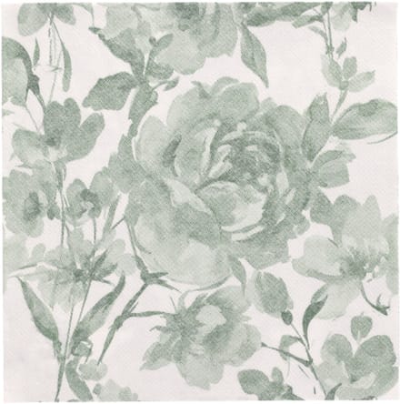 50 Servetten ROYAL Collection 1/4 vouw 40 cm x 40 cm donkergroen Rose