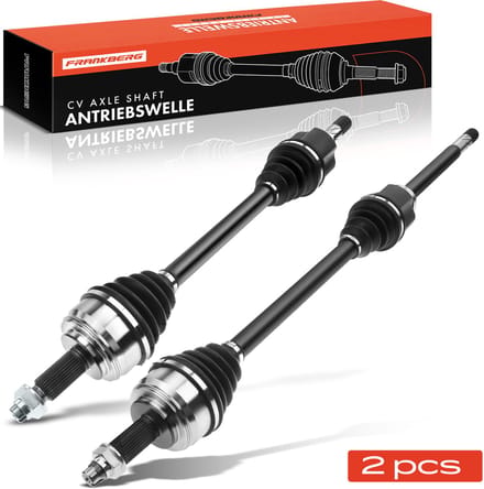 Frankberg 2x Aandrijfas Vooras voor Nissan NV400 Opel