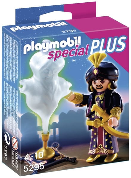 Magiër met geest in de fles / Gardien du Génie