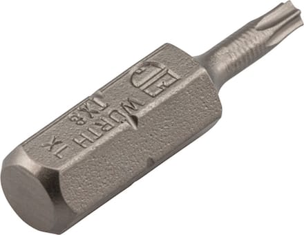 Wurth - Bit TX met boring C 6,3 (1/4) - TX-bit C 6.3 (1/4 inch) met gat x 5 st -