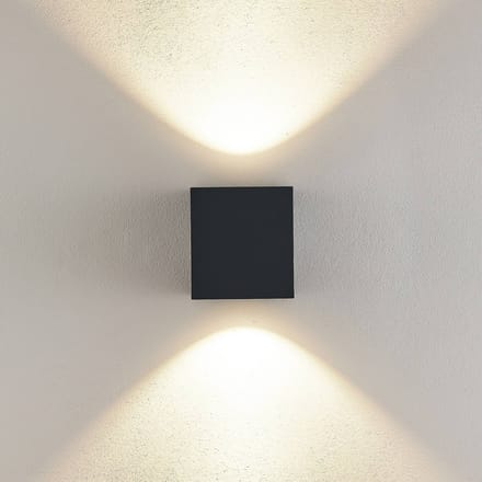 Molto Luce LED buitenwandlamp Wado Double, antraciet, 2-lamps.
