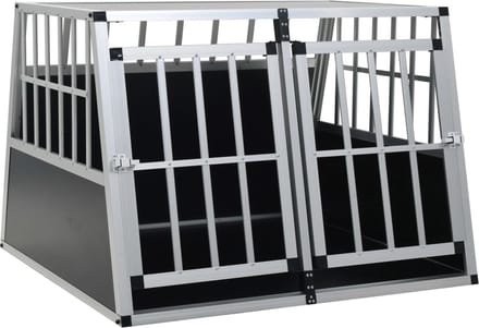 Medina Hondenbench met dubbele deur 94x88x69 cm