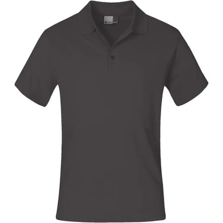 Herenpolo 'Superior' met korte mouwen Graphite - M