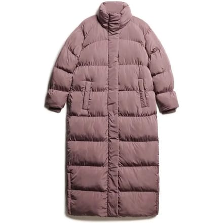Superdry - Maxi lange pufferjas - Dames - Gewatteerde jassen